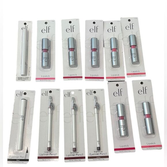 Elf lipsticklipliner& eyebrow&eyeliner new